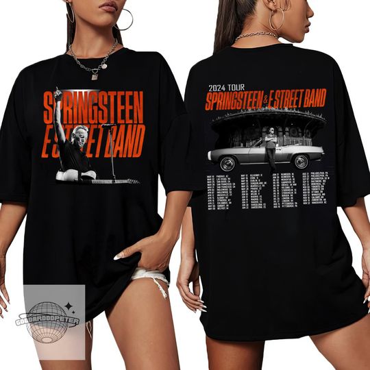 Bruce Springsteen And E Street 2024 Tour Shirt, Bruce Springsteen Fan Gift