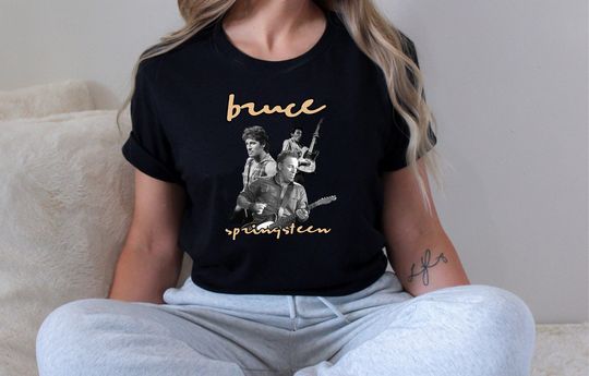 Bruce Springsteen Shirt, Born to Run Music T-Shirt