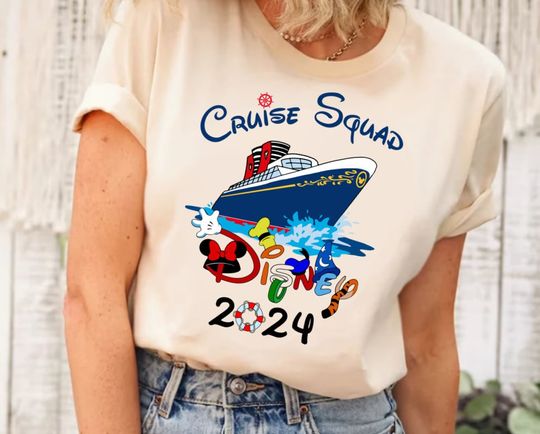 Disney Cruise Squad 2024 Shirt, Disney Cruise Family Vacation Shirt