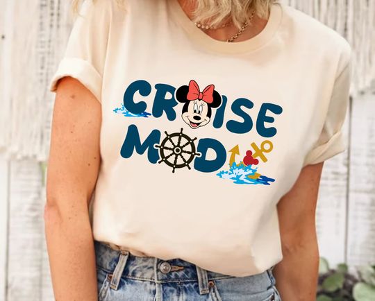 Cruise Mood Minnie Shirt, Disney Cruise Family Vacation Shirt