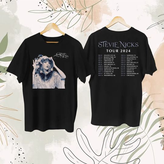 2024 Stevie Nicks Tour Live In Concert T-Shirt, Stevie Nicks Shirt, Stevie Nicks On Tour, Stevie Shirt Fan Gift, Vintage Stevie Nicks Shirt
