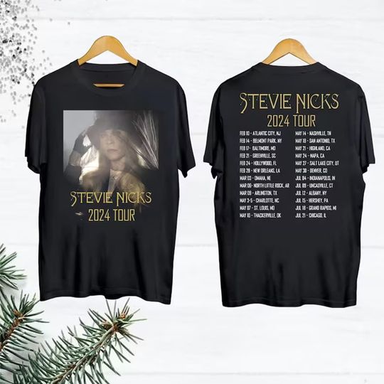 Stevie Nicks 2024 Live In Concert T-Shirt, Vintage Stevie Nicks Shirt Fan Gifts, Stevie Nicks 2024 Tour Shirt, Stevie Nicks Concert Merch