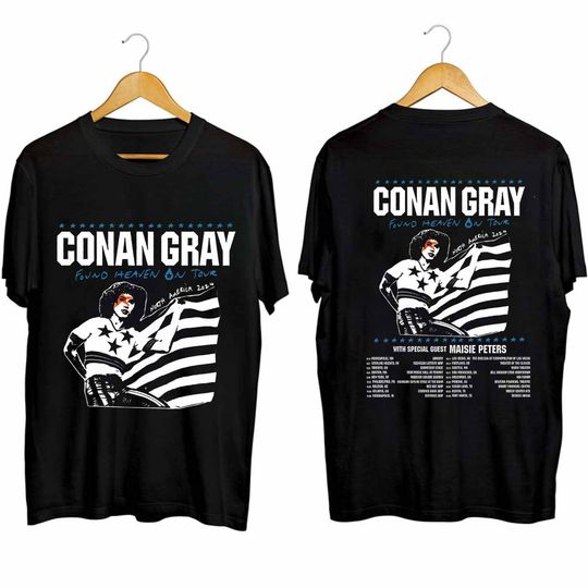 Conan Gray 2024 Concert Shirt, Conan Gray - Found Heaven On Tour 2024 T Shirt