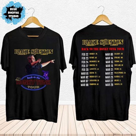 Blake Shelton 2024 Concert Shirt, Blake Shelton 2024 T Shirt