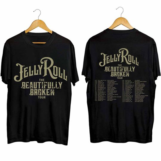 Jelly Roll The Beautifully Broken Tour 2024 Shirt, Jelly Roll Fan T Shirt