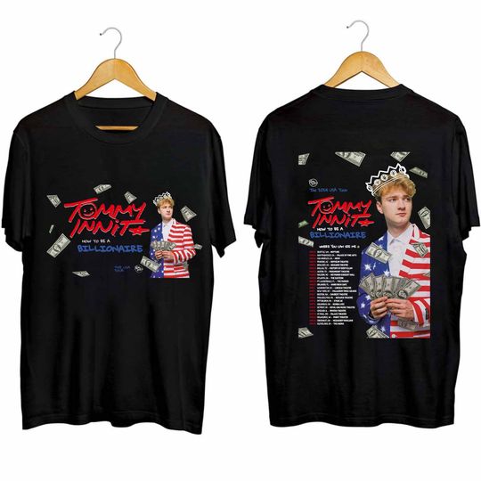 TommyInnit 2024 Concert Shirt, TommyInnit 2024 USA Tour T Shirt