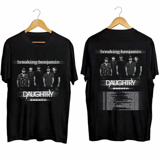 Breaking Benjamin US Tour 2024 Shirt, Breaking Benjamin Band T Shirtin 2024 Concert Shirt
