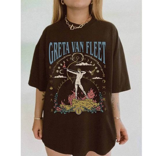 Greta Van 90s Shirt, Starcatcher World Tour 2024 Shirt, Rock Band Shirt