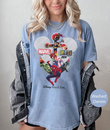 Marvel Day At Sea Disney Cruise Shirt, Mickey Cruise Shirt, Disney Cruise Line 2024 Shirt