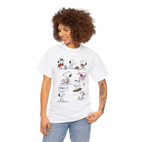 Snoopy Tee Shirt, Valenties Day Snoopy Merch Animal Shirt