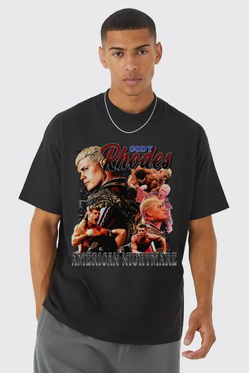 Vintage Bootleg Style Cody Rhodes Shirt, Wrestling T-Shirt