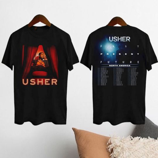 2024 Usher Past Present Future Tour Shirt, Usher Concert 2024 Shirt