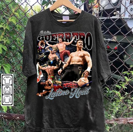 Vintage 90s Graphic Style Eddie Guerrero Shirt - Eddie Guerrero TShirt