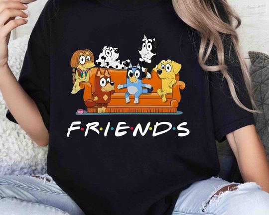BlueyDad And Friends Shirt, BlueyDad Family Shirt, Family Matching Shirt