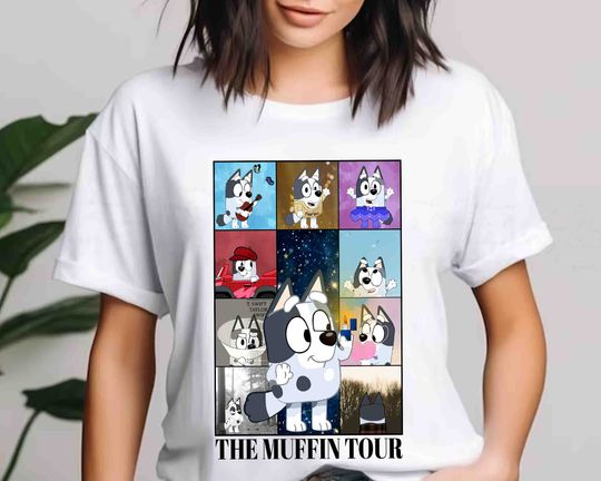 The Muffin Tour Shirt, BlueyDad Family Shirt, Family Matching Shirt