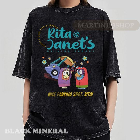 Driving School Janet And Rita T-shirt, Nice Parking Spot Rita Shirt