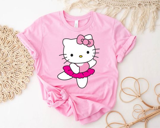 Hello Kitty Ballerina Tshirt, Hello Kitty Gifts T Shirt
