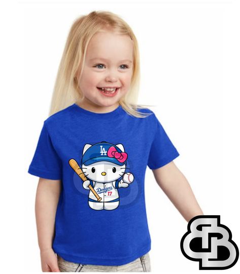 LA Dodgers Hello Kitty T-shirt