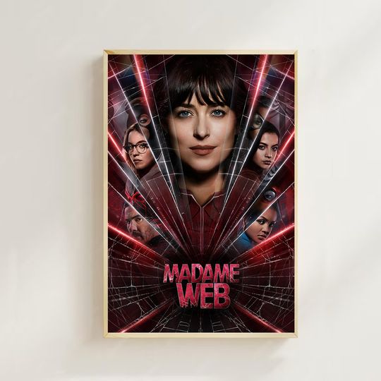 Madame Web (2024) Movie Poster, Vintage Movie Poster