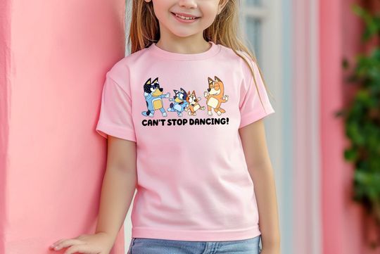 Dancing Family T-shirt, BlueyDad Shirt, Bingo Shirt, Heeler Family Shirt