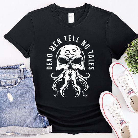 Pirate Skull Tee | Dead Men Tell No Tales Shirt