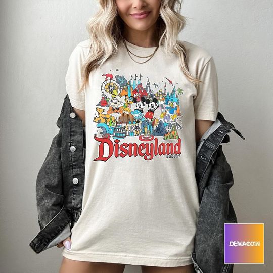 Disneyland Resort Happiest Place on Earth Vintage Shirt