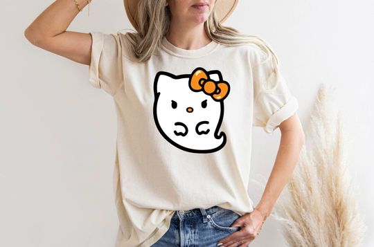 Hello Kitty Halloween Cat Tshirt, Hello Kitty T Shirt