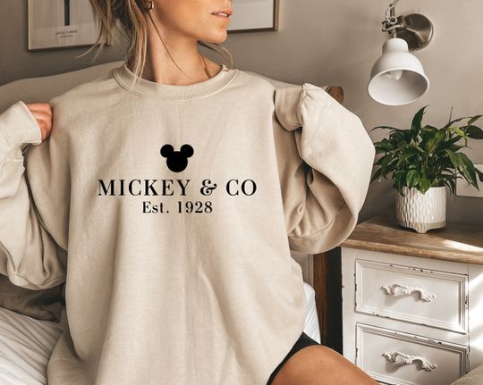 Mickey & Co Sweatshirt, Disney Vacation Sweatshirt, Mickey Sweatshirt, Disneyland Trip
