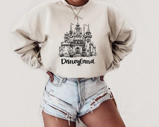 Vintage Disneyland Sweatshirt, Mickey and Friends Christmas, Disneyworld Sweatshirt
