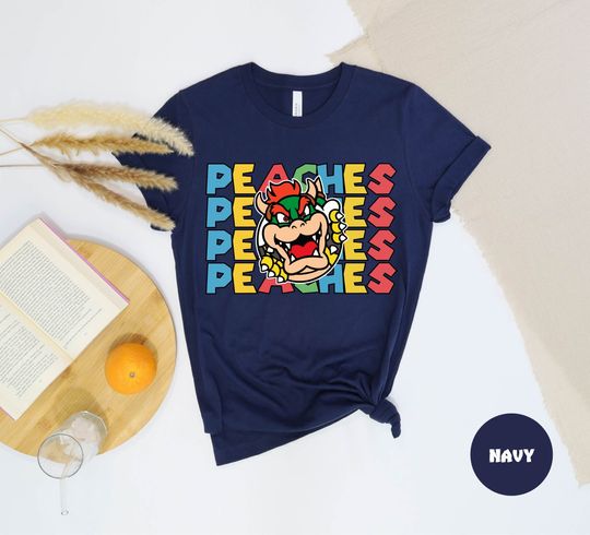 Super Mario Bowser Shirt, Bowser Peach Shirt, Bowers T Shirt
