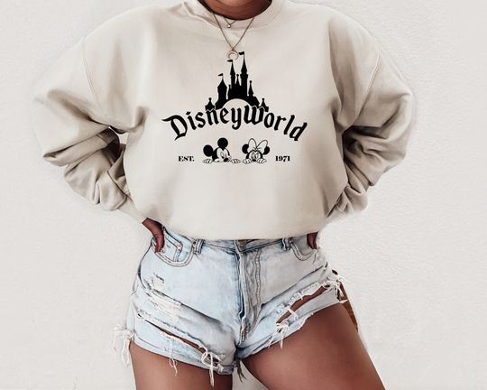 Retro Mickey And Friends Disneyworld Est 1971 Sweatshirt, Disneyworld Shirt