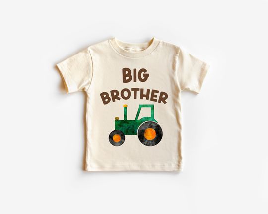 Tractor Big Brother Shirt, Little Brother Shirt