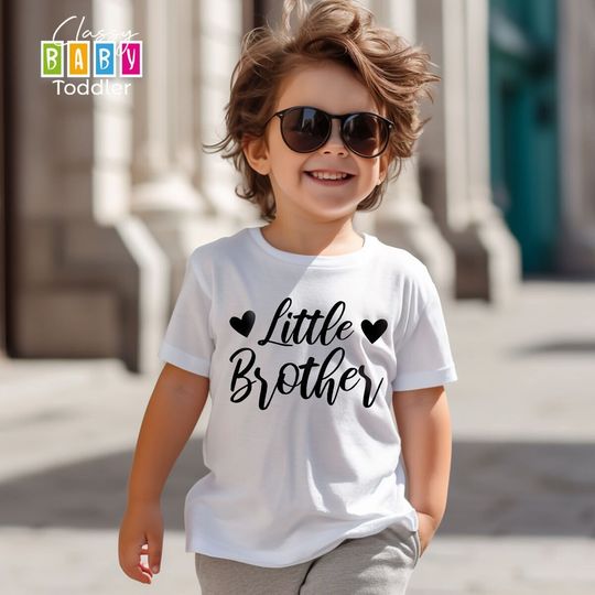 Little Brother Baby Shirt, Baby Boy Coming Home Outfit Shirt