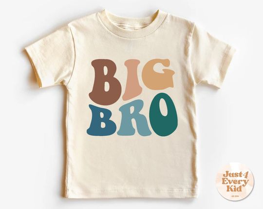 Big Bro Shirt, Cute Vintage Brother Shirt