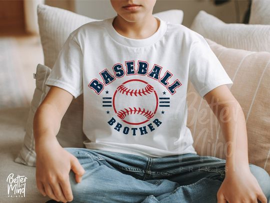 Baseball Brother Shirt, Softball Fan Shirt, Brother Shirt