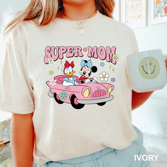 Disney Minnie and Daisy Super Mom Shirt,  Disney Mothers Day Shirt