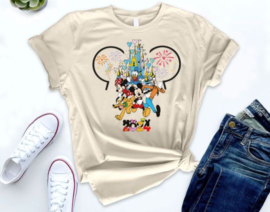 Disney Family Vacation 2024 T-shirt, Mickey Head Shirt, Disneyland Family Trip
