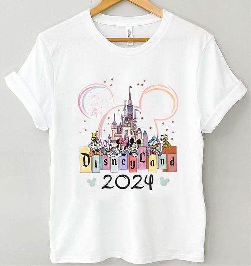 Disney Mickey and Friends T-shirt  Disneyland Family Trip 2024 Shirt