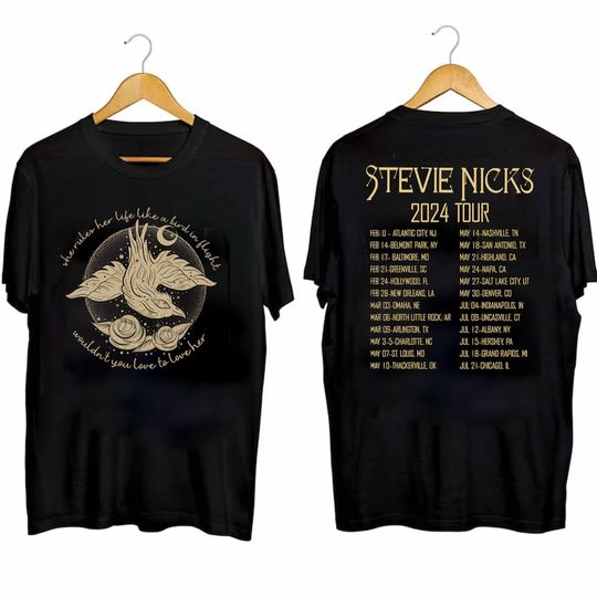 Stevie Nicks 2024 Live In Concert Shirt, Vintage Stevie Nicks 2024 Tour