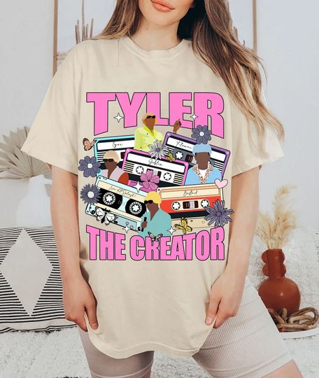 Tyler, The Creator Rap Music Merch Shirt, Call Me If You Get Lost Album Rap 90s Tee
