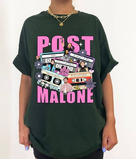 Posty hip hop styles,Posty Graphic Tee Shirt, Posty 2024, Posty Tour Shirt