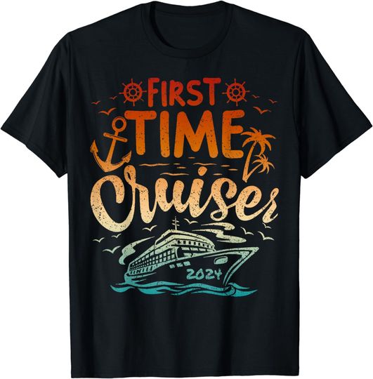 First Time Cruiser 2024 1st Cruise Vacation T-Shirt