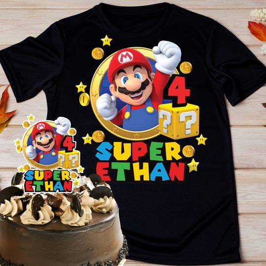 Super Mario Shirt ,Super Mario 90s Graphic T-Shirt