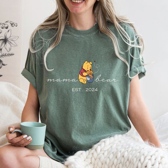Mama Pooh Bear Shirt, Winnie The Pooh Mama Shirt