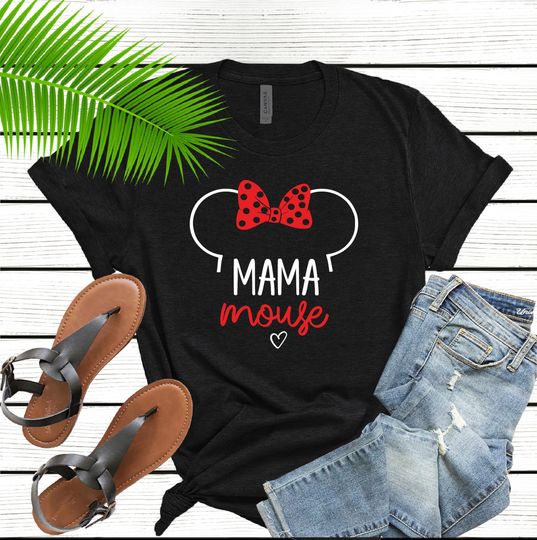 Mama Mouse Shirt, Disney Mom T-shirt, Disneyland Shirt