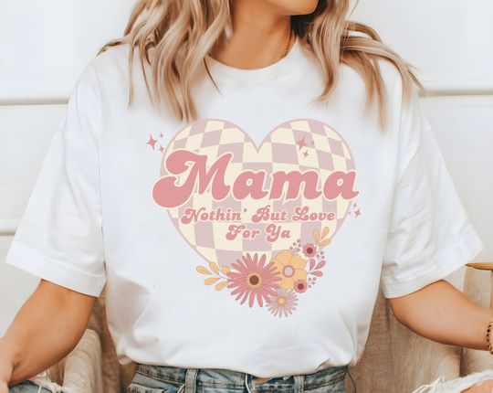 Mama Shirt, Mama T-Shirt, Mom Shirt, Heart Mom Shirt