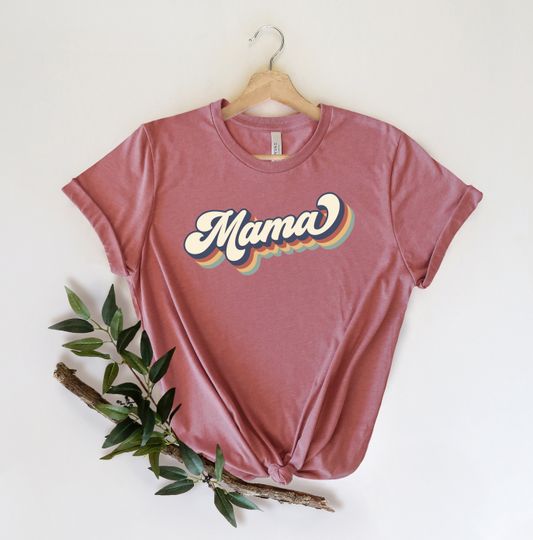 Retro Mama Shirt,Mama Shirt,Mommy Shirt,Gift for Mom,Gift for Her
