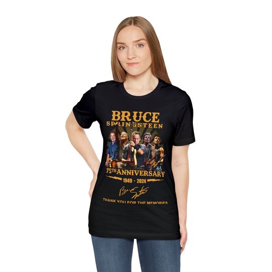 Bruce Springsteen 75th Anniversary Tshirt, The Boss Shirt