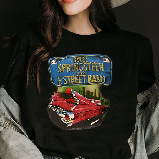 Bruce Springsteen T-Shirt, Vintage 1980s Bruce Springsteen