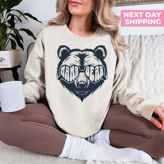 Mama Bear Sweatshirt, Mothers Day Gift, Mama Bear Sweatshirt